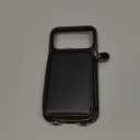 Bocasal for MagSafe Crossbody Wallet Case Compatible with iPhone 17 Pro Max, RFID Blocking Protective Purse Case with Card Slots Holder Kickstand Wrist Strap Lanyard Zipper 6.9 Inch 5G (Black)