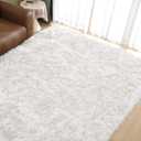 Goolela White Sheepskin Area Rug 9x12 Fluffy Fuzzy Furry Rug for Bedroom Living Room Faux Fur Shaggy Soft Rectangle
