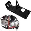 Engine Skid Plate, PSLER Electric Bicycle Skid Plate for Motorcycle Block 50-CRF50 XR50 XR70 SSR 125 YX Coolster Engine 125cc 110cc 140cc 50cc 70cc 90cc Pit Dirt Bike, Black
