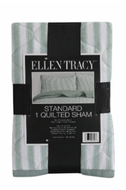 Ellen Tracy Standard 1 Quilted Sham 20x26 100%Polyester