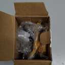 90/180 Degree Barn Door Locks and Latches, Safety Aluminum Hardware Sliding Door Latch, Small Flip Locks for Barn, Bathroom, Cabinet, Garden, Window (Black-2PCS)