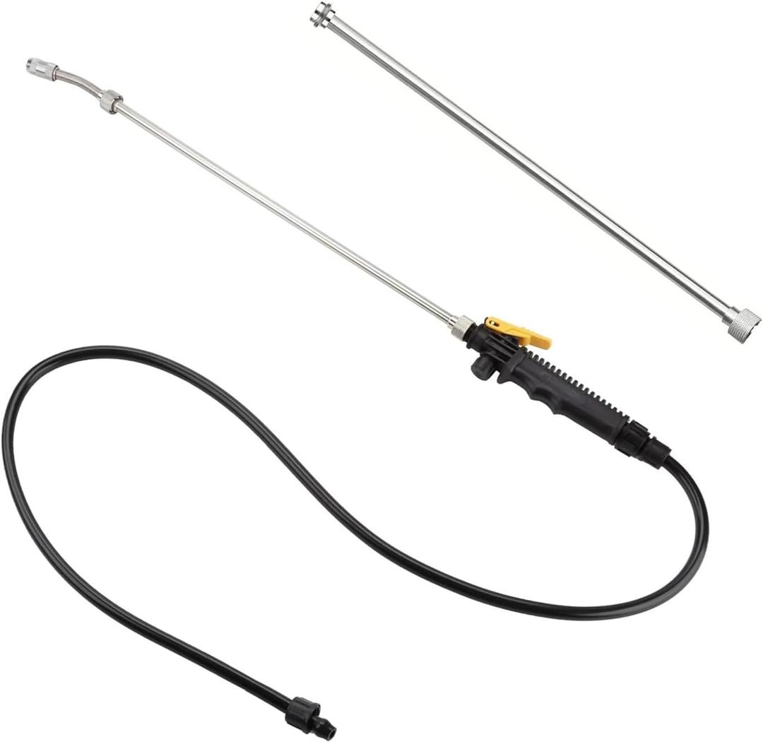 Replacement Sprayer Wand for Ryobi - Stainless Steel With Adjustable Nozzle, Trigger & Hose Compatible With P2803 (44 Inches)