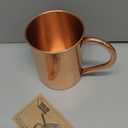 Moscow Mule Mugs, Pure Copper Mugs with Riveted Handles, Unlined Authentic Moscow Mule Mugs, Includes 15 Moscow Mule Recipes and 100 Variations, 22oz Capacity - Solid Copper
