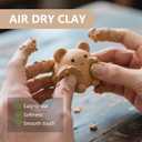 VIBRATITE Natural Air Dry Clay Bulk, 10LBs All-Purpose Modeling Sculpting Pottery Clay for Beginners and Professional (Yellow)