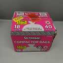 Trash Compactor Bags 18 Gallon (40 Count) Heavy Duty 2.5 Mil Thick New