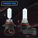 SHENKENUO Fit for Ford Escape S SE (2013-2022) Halogen Headlight Bulb,9005 High Beam + H11 Low Beam Combo - High Performance Headlight Bulbs Combo,Plug-n-Play (Contains 4 Bulbs)