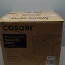 COSORI Smart 12-in-1 Air Fryer Toaster Oven Combo, Airfryer Convection Oven Countertop, Bake, Roast, Reheat, Broiler, Dehydrate, 75 Recipes & 3 Accessories, 26QT, Black-Stainless Steel