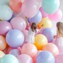 100 Pack 18 inch Pastel Balloons 10 Kinds Colors Colorful Party Balloon Bulk for Various Party Events Decorations