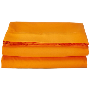 Luxury Flat Sheet on Amazon Elegant Comfort Wrinkle-Free 1500 Premier Hotel Quality 1-Piece Flat Sheet, King Size, Vibrant Orange