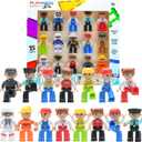 Playmags Large Magnetic Figures Community Set of 15 Pieces  3 Play People Perfect for Magnetic Toys Building Blocks - STEM Learning Toys for Kids  Magnet Tiles Expansion Accessories Pack