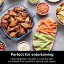 Ninja 4-QT CleanCrisp Glassware Container with Storage lid, Compatible with Ninja Crispi Portable Cooking System, Microwave, Freezer & Dishwasher Safe, PFAS & PTFE Free Glass, XSKSFN4QT