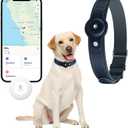 New GPS Tracker for Dogs: Smart Pet Collar with Real-Time Tracking,No Monthly Fee/Subscription (iOS & Android) Waterproof, Anti-Lost,365-Day Long Battery Life GPS Tracker Dog Collar(Tracker Included)