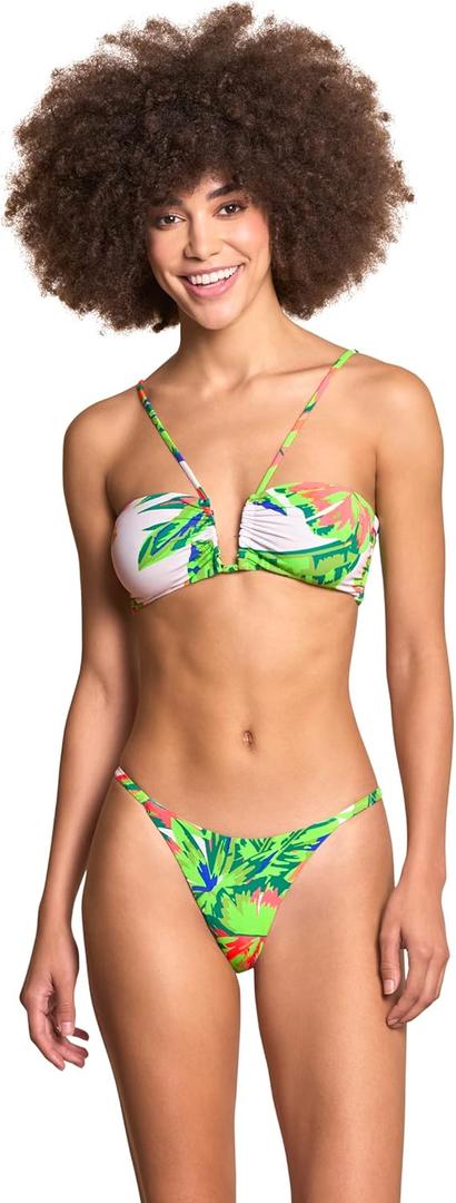 Maaji Women's Standard V Wire Bandeau (Open White), Small