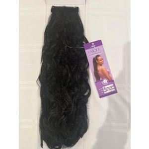 UNIQUE By NATNA Ponytail Hair Extension Natural Black Color (Kinky Straight 28 Inch)