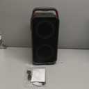 Foxdawn Portable Bluetooth Speaker: 240W Peak Powerful Loud Sound Deep Bass Wireless Boombox Large Subwoofer 15 Hours Battery Life Fast Charging with Led Light Show for Party Outdoor Camping Backyard (Black)