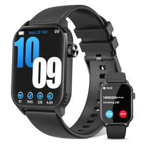 DIVOAZBVO Smart Watch for Men, 120+ Sports Modes Smartwatch with 1.83" HD Touchsreen, Sleep Monitor, IP67 Waterproof, Bluetooth Call & Music Control Fitness Watch for iPhone/Android Sliver