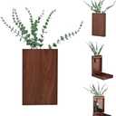 MODorlia Hidden Gun Storage，Wall-Mounted Flower Pots Vase Simulation Eucalyptus Farmhouse Wall Decor Suitable for Indoor Fake Plants Living Room Bedroom Kitchen Home Office Decoration