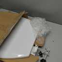 BEMIS 500EC 390 Toilet Seat with Easy Clean & Change Hinges, 1 Pack Round, Cotton White
