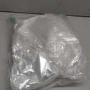 50 Pack 23.6"x70" Garment Bags for Hanging Clothes, Thick Clear Plastic Dry Cleaning Covers for Closet Storage & Travel