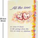 Valentines Day Card for Mom Dad, Valentine's Day Gifts for Mom and Dad from Son Daughter (QQ-152)