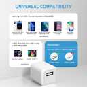 iPhone Charger [2-Pack] USB Wall Charger Block and 6FT USB Fast Charging Cable Compatible with iPhone 14/14 Pro/14 Pro Max/14 Plus/13/12/11/Mini/XS/Max/XR/X/8/7/SE