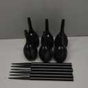 IkeeRuic Solar Lights Outdoor, Solar Torch Light with Flickering Flame for Halloween Decor, Solar Garden Lights, Waterproof Outdoor Lighting, Flame Torches for Outside Patio Pathway Yard Decorations (6Pack, Orange)