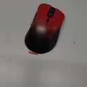 Bluetooth Wireless Mouse - Dual Bluetooth & 2.4 GHz USB Receiver, Comfortable Grip, Quiet Clicks, Low Power - Multi-Device Compatibility for Laptop, Computer, iPad, MacBook (Gradient Red)