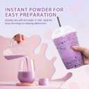 Soeos Taro Flavored Powder, 2.2 lbs (1kg)  Instant Bubble Tea Mix with Creamer & Sugar, Easy to Prepare, Perfect for Boba Drinks & Desserts (35.2 Ounce (Pack of 1))