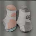 Amazon Essentials Women's Performance Cushioned Breathable Athletic No-Show Sports Socks, 6 Pairs, White, 8-12