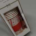 Bonjour Fte Sweet Gingerbread Paper Party Hot Cups | Holiday Disposable Cups with Lids for Christmas Parties, Cocoa Bars & Winter Events | Premium Party Supplies & Decorations | Pack of 8, 12 oz