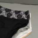 HAVVIS Women's Briefs Underwear Cotton High Waist Tummy Control Panties Rose Jacquard Ladies Panty Multipack (Medium)
