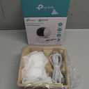 Kasa 2K+ Indoor Pan/Tilt Wired Security Camera - Works as a Baby Monitor & Pet Camera, Motion Detection & Tracking, 2-Way Audio, Night Vision, Subscription-Free Local Storage or Optional Cloud, KC410S (White)