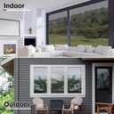 Haton Window Privacy Film One Way Window Tint for Home, Sun UV Blocking Heat Control Reflective Mirror Tinting Film See Out Not in Office Door Coverings, Black 29.5" x 78.7"