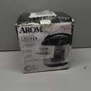 AROMA 8-Cup (Cooked) / 2 Qt. Digital Rice & Grain Multicooker, Durable Nonstick Inner Pot, Oatmeal, Steam, White & Brown Rice, Keep Warm