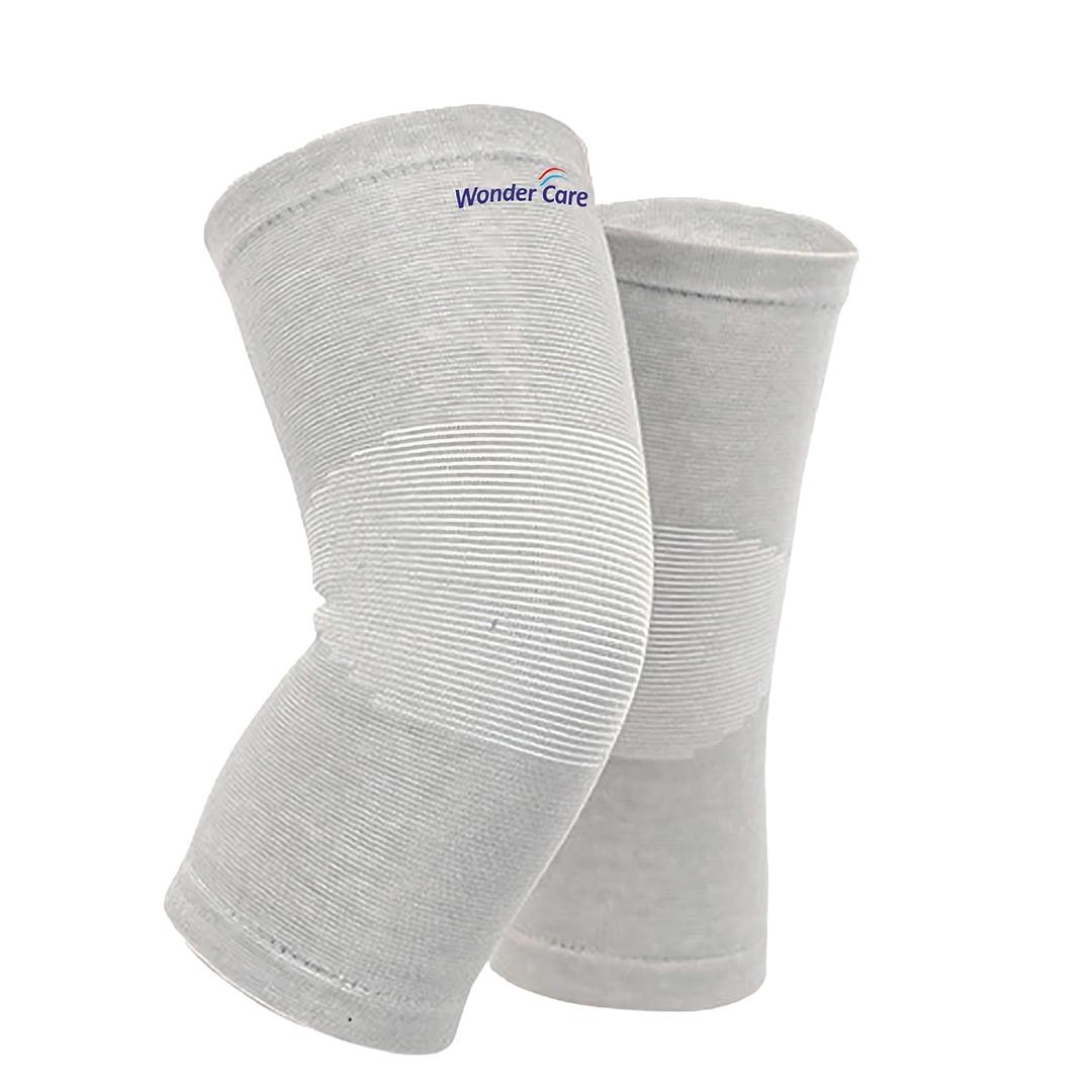Wonder Care bamboo knee compression sleeve for Men and women; copper fit knee sleeve for running, volleyball, gym weightlifting knee brace made from bamboo yarn (Medium)