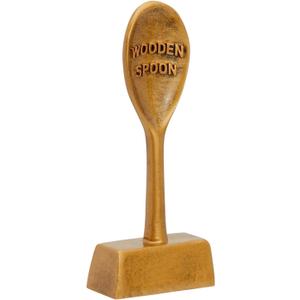 Juvale Cook Off Trophy Wooden Spoon Award - 2.5 x 6.2 x 1 in, Mini Bronze Resin - Funny Cooking Contest Trophy for Bake-Off, Chili & Salsa Competitions