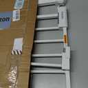 Babelio 26-31 in Narrow Baby Gate for Stairs with Wide Door, PressGuard II
Pressure/Wall Mount, Dual Lock with Indicator, Auto Close, Heavy Duty, Easy Install for Doorways, Kitchens, Hallway, White