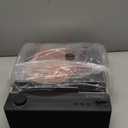 Fully Automatic Record Player, Bluetooth Belt Drive Vinyl Turntable, Magnetic AT-3600L Cartridge, Bluetooth in & Out, Hi-Fi Stereo Speakers, Aux in Headphone, RCA Out, Anti-Resonance - Black