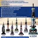 2 x for Bissell Style 7/9/10 P/N 3031120 Vacuum Belt 5-Pack for Bissell PowerForce Helix CleanView Swivel Rewind Pet Powerlifter Pet Hair Eraser Vacuum Cleaner Rewind Parts 2031093 32074 3031123