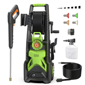 Pressure Washer, Foam Cannon, 4 Different Pressure Tips, Power Washer for Cars/Fences/Driveways/Home/Patios
