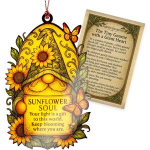 4 x Funny Christmas Ornaments, Gnome Ornaments - gnome Christmas Ornaments - Gnomes Gifts for Women - Fall Christmas Ornament 2025 - Christmas Ornament - White Elephant Gifts (G2)