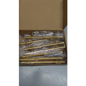 Goldenwarm 10 Pack 4 inch Gold Cabinet Handles Brushed Gold Cabinet Pulls Stainless Steel Drawer Pulls, Durable Kitchen Cabinet Handles  Bathroom Bedroom Dresser Handles Easy DIY Upgrade