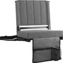 SPORT BEATS Stadium Seats with Back Support Bleacher Chairs with Back and Cushion Thick Padded Bleacher Seats Includes Shoulder Strap