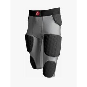 Cramer Thunder 7 Pad Football Girdle With Integrated Hip, Thigh and Tailbone Pads, Designed for Protection from High Impacts, High Hip Pad Coverage, Extra Thigh Protection Padding, White, 3XL