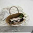 Women's Small Straw HandBag Handwoven Handbag Woven Bag Small Crossbody Bag Weave Shoulder Handbag Cute Beach Purse