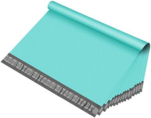 Fuxury Large Poly Mailers 24x24 Inch 50Pcs Shipping Bags for Clothing Embossed Dots Design Shipping Envelopes Waterproof Mailing Envelope Self Seal Mailers Poly Bags Durable Package Bag Teal