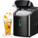 Nugget Ice Maker Countertop, Pebble Ice Maker with Soft Chewable Ice, One-Click Operation Ice Machine with Self-Cleaning, 33lbs/24H for Home,Kitchen,Office