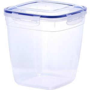 Superio Plastic Food Storage Containers with airtight Lid for Pantry, Fridge- BPA Free, Leakproof Sealed Container- Microwave, Dishwasher and Freezer Safe, Clear (20 Cup)