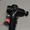 TOLOCO Massage Gun Deep Tissue, Percussion Massage Gun with 10 Replacement Heads, Super Quiet Portable Electric Massager for Athletes, Relax, Black