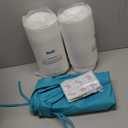 Outdoor Chair Cushions 22 x 22 Inch Water Resistant Patio Chair Cushions with Tie 3 Year Color Fastness Thick Outdoor Seat Cushion for Garden Lawn Patio Furniture Teal Set of 2